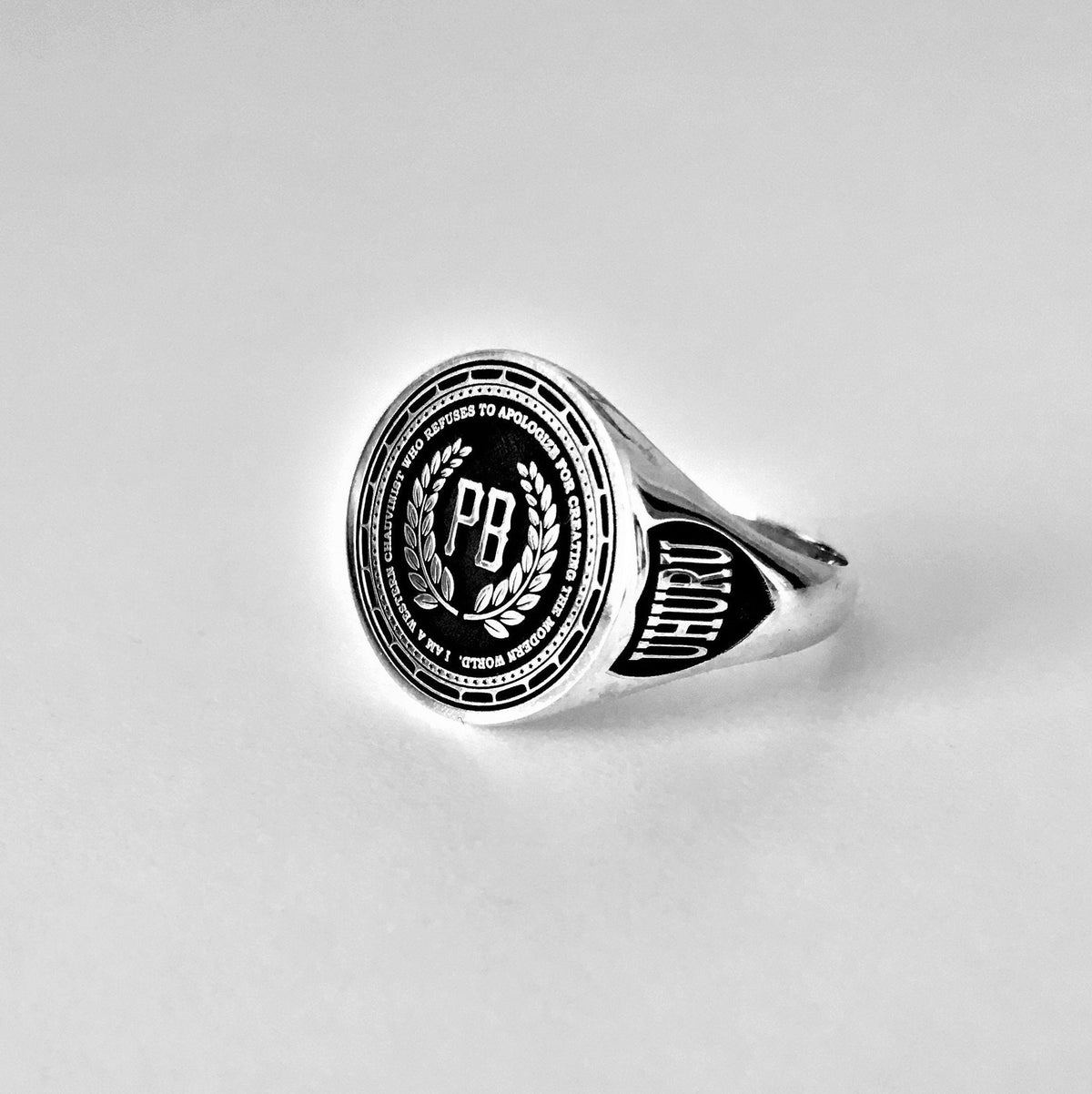 Custom College Ring, Icon & Personalized Ring, 925 Sterling Silver Ring, Class Ring, School Ring, Graduation Ring , High School Class Ring