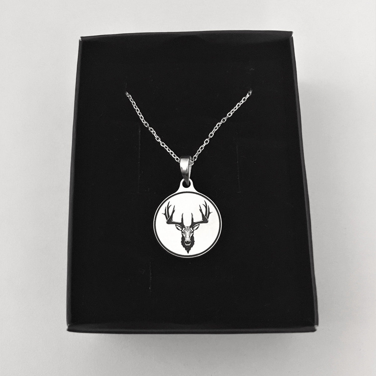 Custom Engraved Sterling Silver Necklace: Family Crest, Logo Pendant