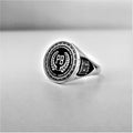 Custom College Ring, Icon & Personalized Ring, 925 Sterling Silver Ring, Class Ring, School Ring, Graduation Ring , High School Class Ring